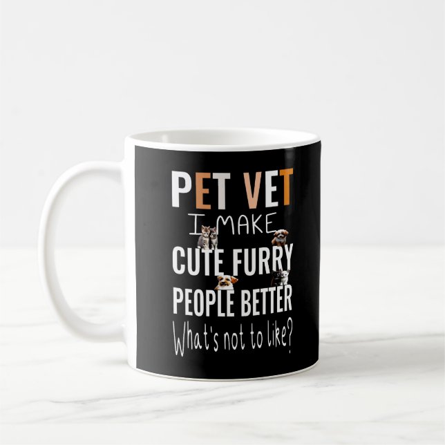 Tierarzt niedliche Geschenke für Tierärzte Kaffeetasse (Links)