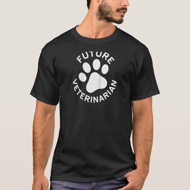 Tierarzt Raglan T-Shirt (Vorderseite)