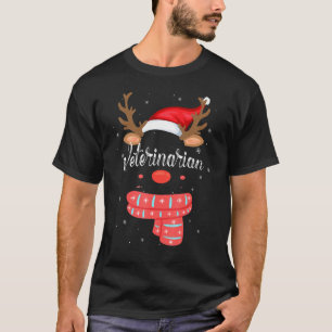 Tierarzt Rentier Matching Group Christm T-Shirt