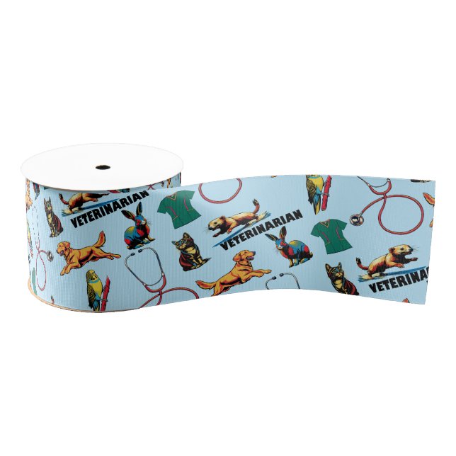 Tierarzt  ripsband (Spule)