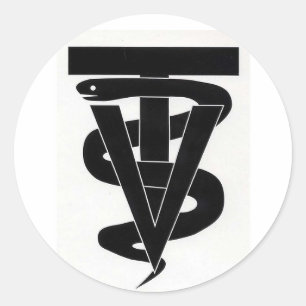 Tierarzt Runder Aufkleber