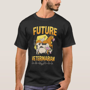 Tierarzt Tech Niedlich Veterinary Future Veterinar T-Shirt