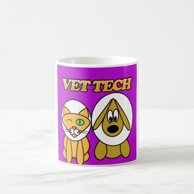 Tierarzt Tech-Tasse durch www.vettechstuff.com Kaffeetasse (Mittel)