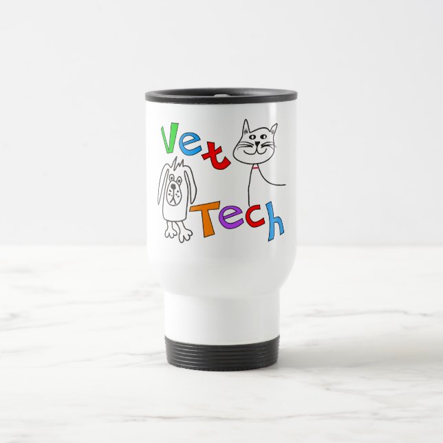 Tierarzt-Technologie-Geschenke, Veterinärtechniker Reisebecher (Mittel)