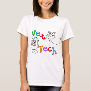 Tierarzt-Technologie-Geschenke, Veterinärtechniker T-Shirt