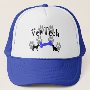 Tierarzt TECHNOLOGIE mit dem Hundeknochen Truckerkappe