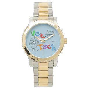 Tierarzt-Technologie-Uhr-Katzen-und Hundeentwurf Armbanduhr
