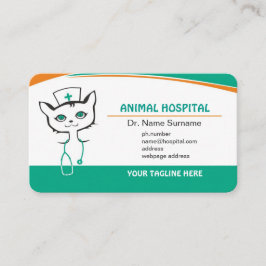Tierarzt & Tierklinik Hund Katze Visitenkarte Terminkarte