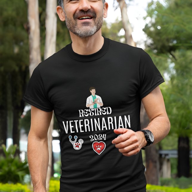 Tierarzt Vet Funny im Jahr 2024 T-Shirt (Von Creator hochgeladen)