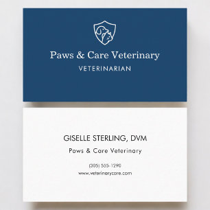 Tierarzt Vet Pet Büro  Visitenkarte
