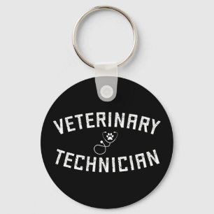 Tierarzt   Vet Tech Paw Stethoscope Schlüsselanhänger