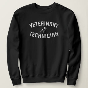Tierarzt   Vet Tech Paw Stethoscope Sweatshirt