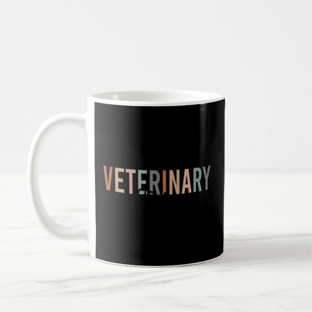 Tierarzt Veterinärmedizinischer Technischer Dienst Kaffeetasse (Links)