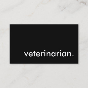 Tierarzt. Visitenkarte