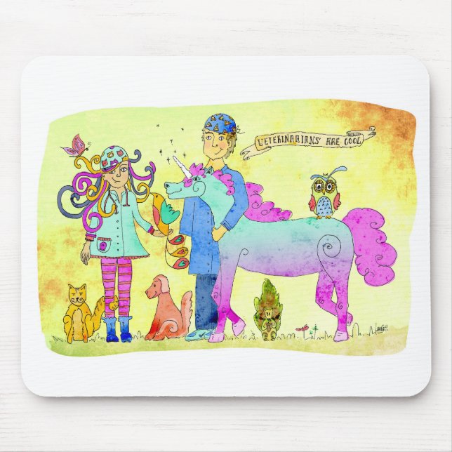 Tierärzte sind cool mousepad (Vorne)