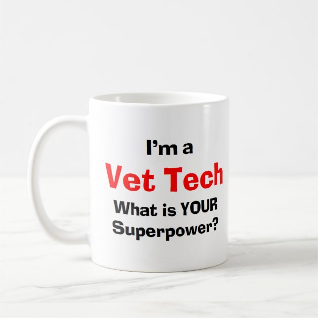 Tierarzthelfer Kaffeetasse (Links)