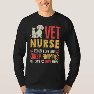 Tierarzthelferin Süßer Hund Faultier Kaninchen Pfe T-Shirt