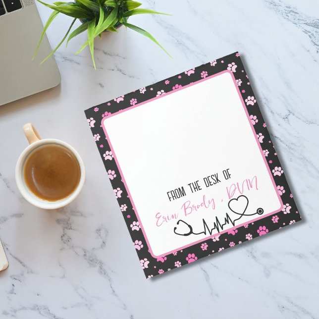 Tierärztin für farbige Paw Notizblock (Von Creator hochgeladen)