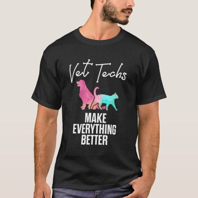 Tierärztin für Tiermedizin T-Shirt (Vorderseite)
