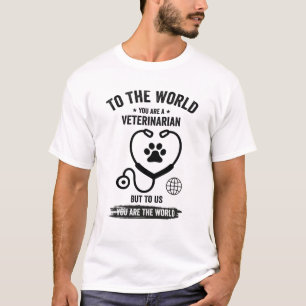 Tierärztin: Unsere Welt, ihre heilenden Hände T-Shirt