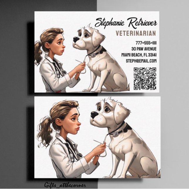 Tierärztin Visitenkarte (Von Creator hochgeladen)