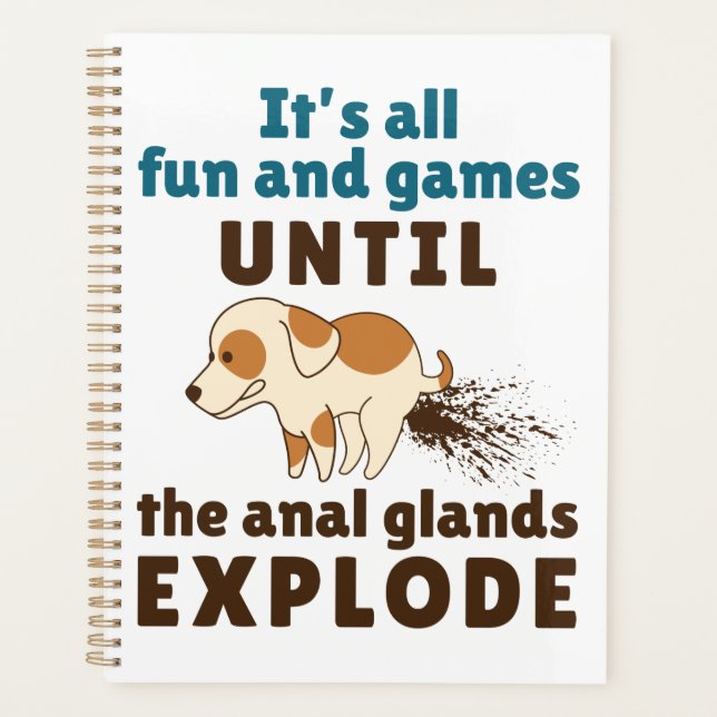 Tierärztliche Anal Glands Explosion Planer (Vorderseite)