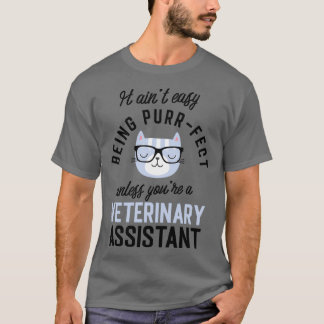 Tierärztliche Assistenz Katzen Geschenke für Katze T-Shirt