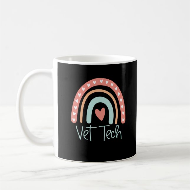 Tierärztliche Geschenkgutscheine für Veterinärmedi Kaffeetasse (Links)