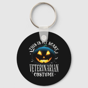 Tierärztliche Halloween-Matching-Pajama-Kostüm Schlüsselanhänger