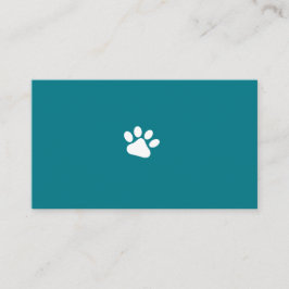 Tierärztliche Hundeschlittenkarte Visitenkarte