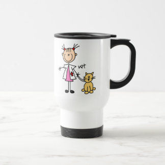 Tierärztliche Strichmännchen-Tasse Reisebecher