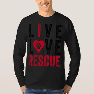 Tierärztliche Tierärzte, lebende Liebe, Katze T-Shirt