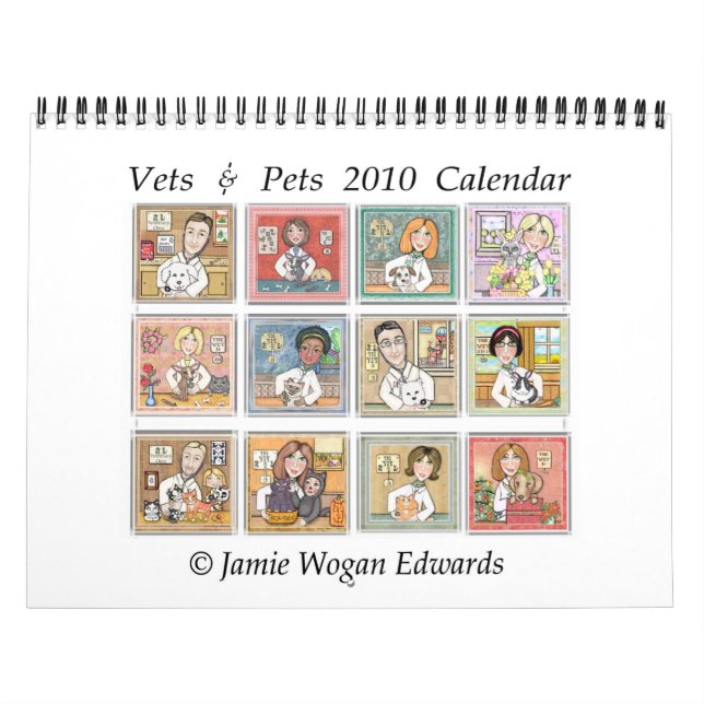 Tierärztlicher beruflicher Wandkalender 2010 (Titelbild)