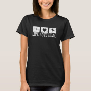 Tierärztlicher Tierarzt bei lebender Liebe T-Shirt