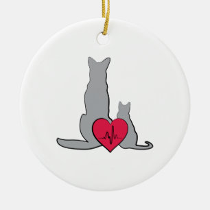 Tierärztliches Logo Keramikornament