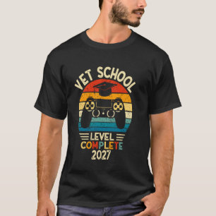 Tierarztschule Niveau Abgeschlossen 2027 Lustiges T-Shirt
