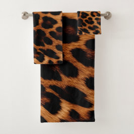 Tierausdruck Badhandtuch Set