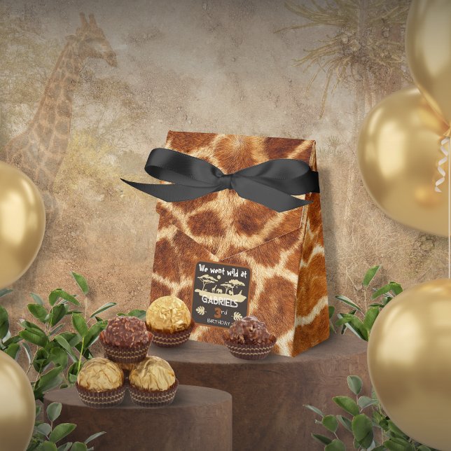 Tierausdruck Geburtstag Giraffe Gefälligkeitsbox Geschenkschachtel (Von Creator hochgeladen)