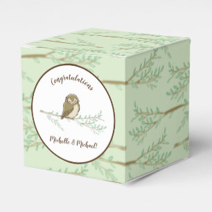 Tierbabydusche für Vögel Woodland Geschenkschachtel