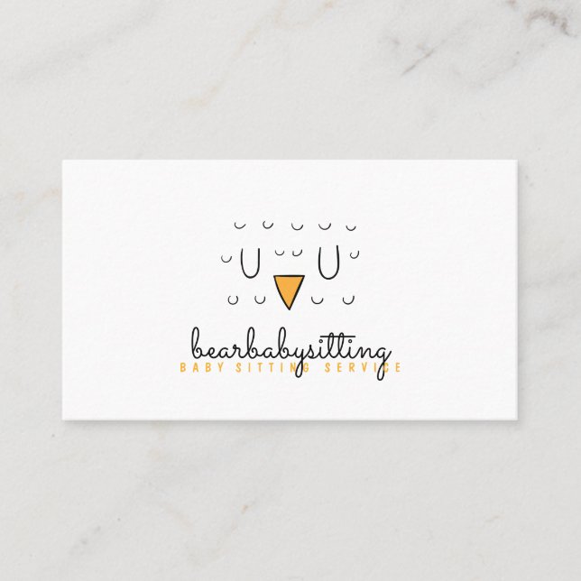 Tierbabysitter für Niedliche Vögel Visitenkarte (Vorderseite)