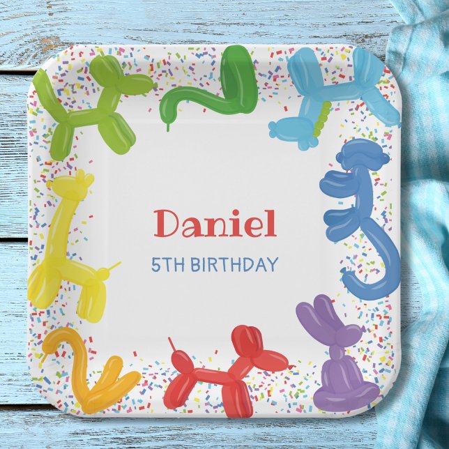 TIERBALLOONS PAPPTELLER (Von Creator hochgeladen)