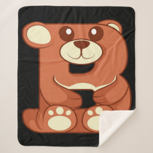 Tierbär B Homeschool niedliche Decke Sherpadecke