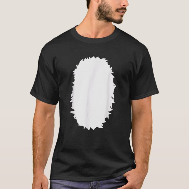 Tierbauch Brustkorb Halloween Kostümbär Hirsch Sku T-Shirt (Vorderseite)