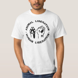 Tierbefreiung - menschliche Befreiung T-Shirt