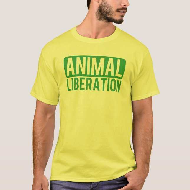 Tierbefreiung T-Shirt (Vorderseite)