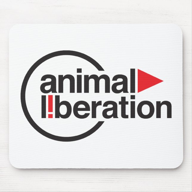 Tierbefreiungs-T - Shirt Mousepad (Vorne)