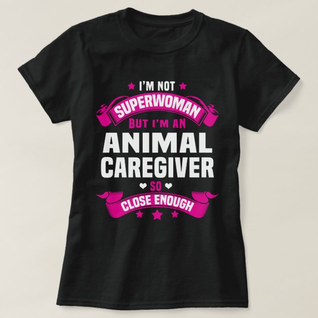 Tierbetreuung T-Shirt (Design vorne)