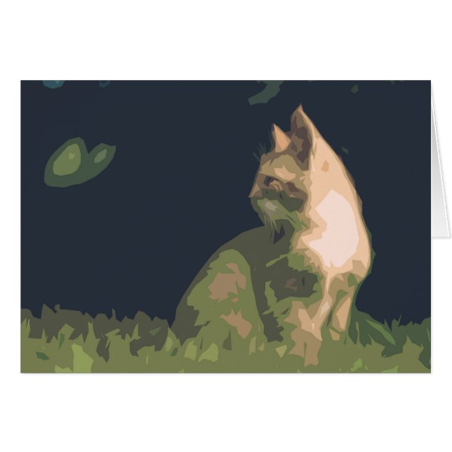 Tierbezogene Karten (Vorderseite (Horizontal))