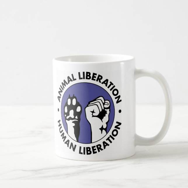 Tierbibliotheks-menschliche Bibliotheks-Tasse Tasse (Rechts)