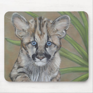 Tierbild eines großen Katzenkuchen Mousepad